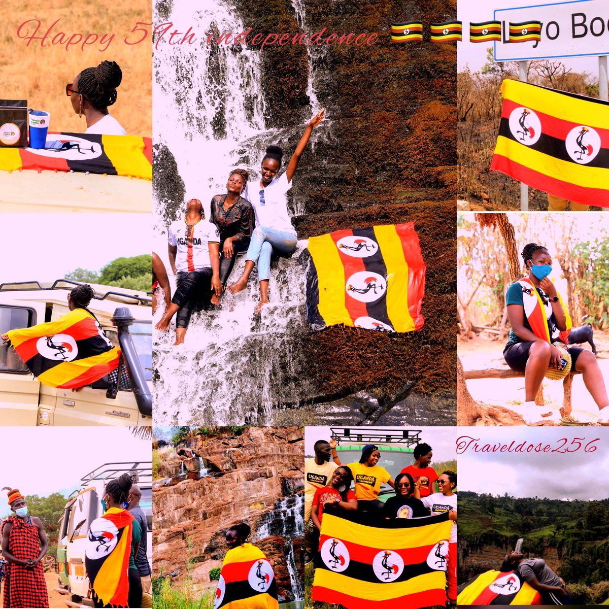 JungleBae256's tweet photo. Happy 59th Independence Day Uganda🇺🇬
Let’s keep rising the flag high
@wekesa_amos 
@traveldose256 https://t.co/SeEdNWV9db