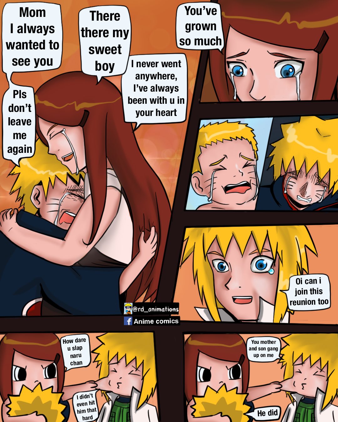 Rd animations on X: Evil naruto part 36 . Final words said by kushina and  minato to naruto #NARUTO #boruto #evilnaruto #anime #anipoke #comic   / X