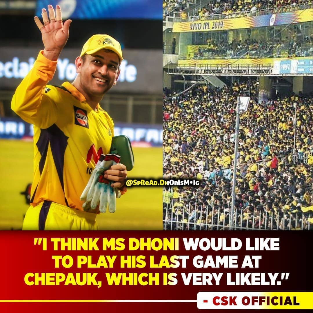 TheDhoniEra's tweet photo. CSK Official on MS Dhoni's farewell

@MSDhoni #IPL2021 #WhistlePodu https://t.co/1MQ4FcCBGn