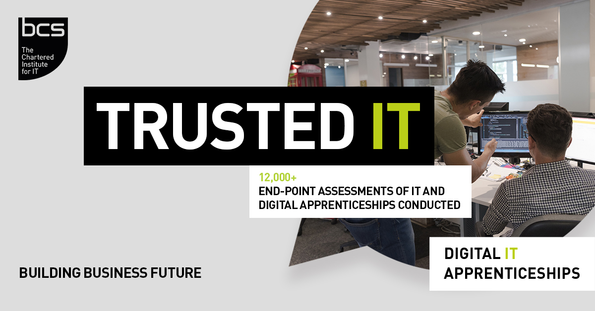 bcs's tweet image. We’re the UK’s leading specialist in digital apprenticeships, with track record of over 12,000 end-point assessments conducted so far.

Find out more about #apprenticeships and how to get started: hubs.ly/H0X7B6Z0 

#DigitalITApprenticeships #ApprenticeshipProgramme