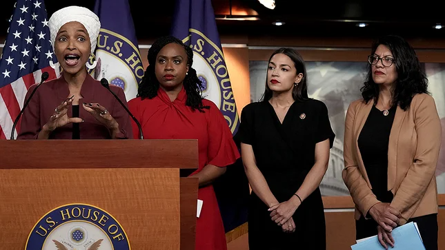 thehill's tweet photo. Squad to Biden: "Deliver on your promise to cancel student debt" https://t.co/24QHT7Uses https://t.co/WQBjyRRYEA