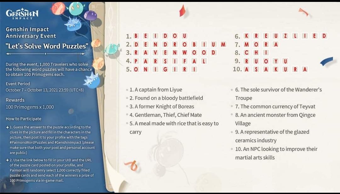 Garvit_Yaduka's tweet photo. #PaimonsWordPuzzles #GenshinImpact https://t.co/8c34RVR2LF