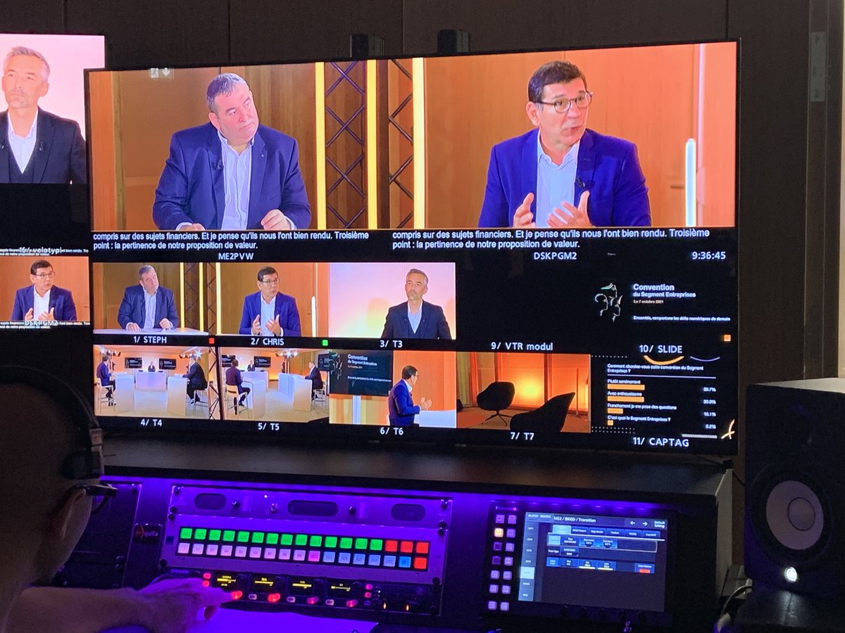 DALOZVIDAL's tweet photo. Dans les coulisses de la Convention Entreprises : ⁦@FrancoisGUY09⁩ et ⁦@LionelBenezech⁩ partagent stratégie et tendances avec nos collaborateurs. Bravo ⁦⁦@VincentFrLive⁩ pour ton punch  et ton animation durant toute cette journée https://t.co/myrR0oM3S8