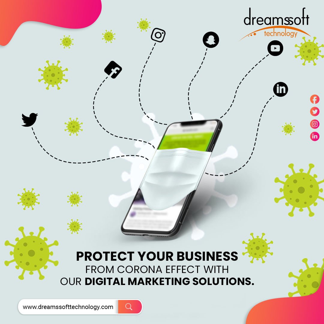 dreamssoft's tweet image. Protect Your Bussiness
From Corona Effect With Our #DIGITAL_MARKETING_SOLUTIONS.
dreamssofttechnology.com

#BestITCompanyinJaipur
#OnlineMarketingExpertsJaipur
#DreamsSoftTechnology
IT Company in Jaipur India Reach us at 
+91-96-4990-4990.
Dreams Soft Technology Pvt Ltd.