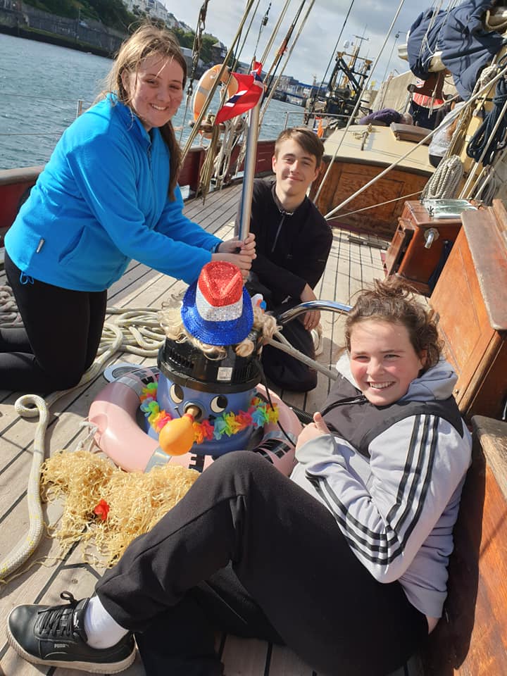 TheHiveYZ's tweet photo. Our young people are back from their adventure at sea aboard the Tall Ship ‘Maybe’ @maybesailing Their voyage proved difficult due to bad weather, rough waters, and lots of seasickness. Have a read of this article to see how they enjoyed their experience➡ https://t.co/k9wWKYVOtn https://t.co/nPVjyuNg3W
