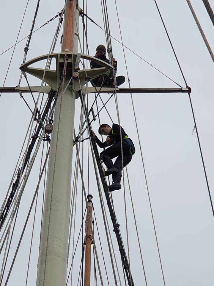 TheHiveYZ's tweet photo. Our young people are back from their adventure at sea aboard the Tall Ship ‘Maybe’ @maybesailing Their voyage proved difficult due to bad weather, rough waters, and lots of seasickness. Have a read of this article to see how they enjoyed their experience➡ https://t.co/k9wWKYVOtn https://t.co/nPVjyuNg3W