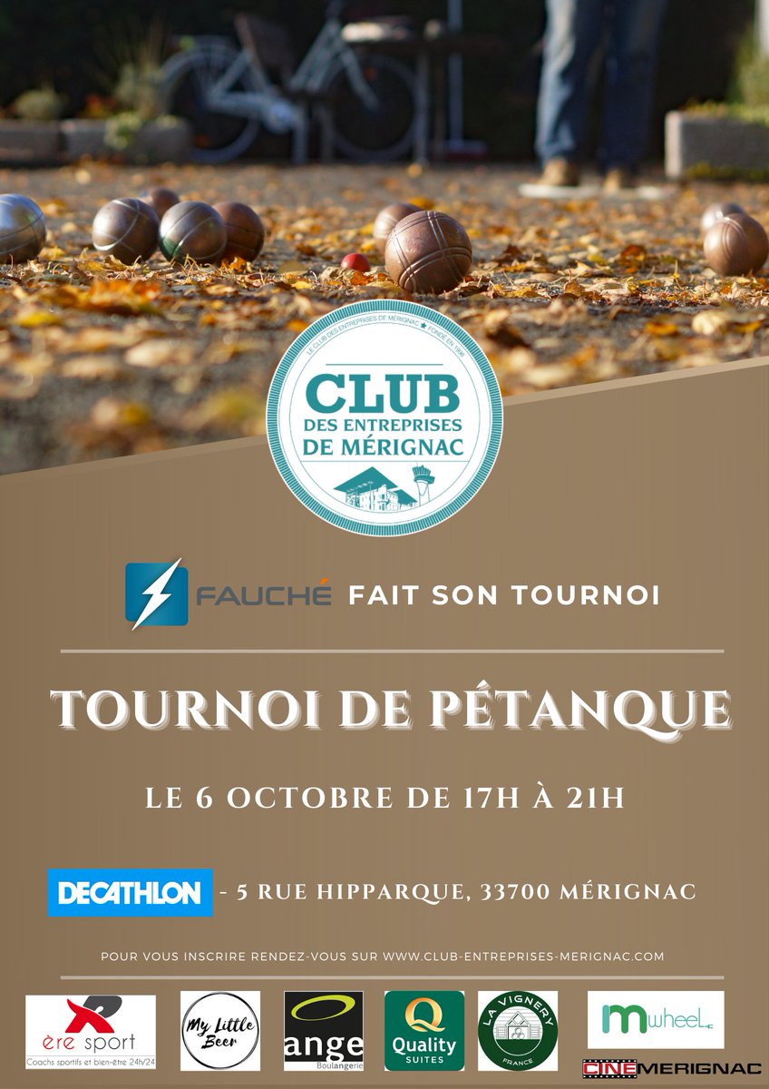 MWheel_Fr's tweet photo. Brillante participation de la #teamMwheel au concours #Pétanque @Groupe_Fauche @ClubMerignac 😀 Félicitations à  l'équipe #MerignacCopie qui remporte notre casque connecté ! 
#réseau #entreprise #convivialité https://t.co/tvITNbwkn3