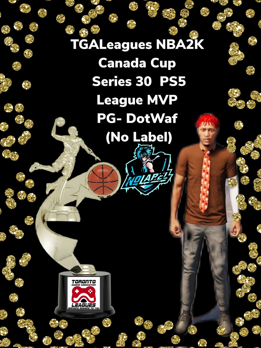 LeaguesTga's tweet photo. TGALeagues NBA2K Canada Cup Series 30 PS5 League MVP PG- DotWaf (No Label) CONGRATS!!! Great Overall Season lead his team all the way to the CHIP &amp; Best record. GREAT SEASON CONGRATS AGAIN!!! #TGALeagues #CANADACUP #NBA2K #SERIES30 #PS5 #5V5PROAM @LeaguesTGA https://t.co/vLoJLi9nIh