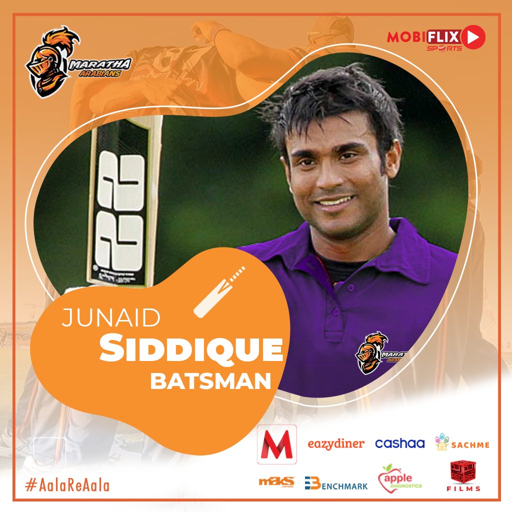 Left handed Batsman Junaid Siddique has been snapped up by Maratha Arabians for <a href="/T10League/">T10 Global</a> in Season 5.
Champions are back..

#cricket #cricketer #cricket🏏 #cricketlovers #dubai #dubailife #icc #ICC #india #indian #uae #cricketfans #cricketlover #abudhabi #T10 #corporate #sports