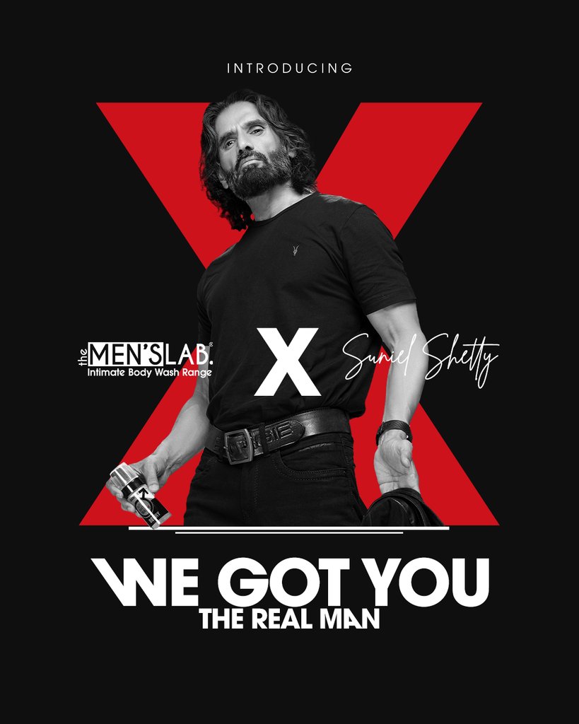 TheMensLabIndia's tweet photo. Dudes and damsels, make way for the KING!
.
The Men’s Lab is proud to announce the Face of our Intimate Body Wash Range - the quintessential man, the awesome Anna, SUNIEL SHETTY.

Prepare yourself for some legit badassery in the coming days and weeks!

We’re too excited to e… https://t.co/bGqkWBk6Di