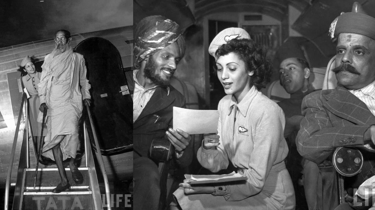 Vintage photographs from 1946 issue of Life Magazine of this powerful yet largely forgotten story. Until then, neither Air India nor any other native airlines employed hostesses in passenger flights.