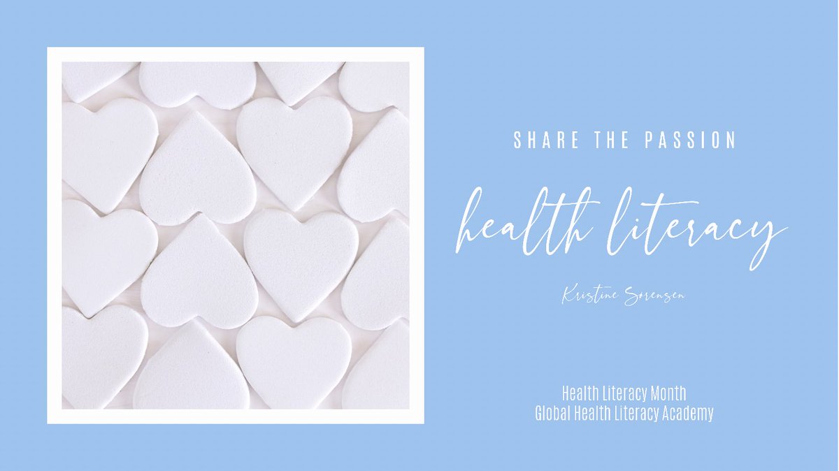 Successful Health Literacy often builds on passion-based co-creation as intrinsically-driven collaborative development action resulting in products, processes and services supporting health and wellbeing 🤍 #healthliteracy #HealthLiteracyMonth #healthliteracymonth
