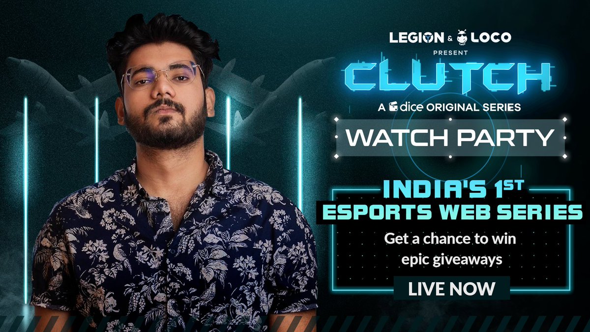 GetLocoNow's tweet photo. Watch Episode 0️⃣2️⃣ of India's first Esports web series "CLUTCH" with our own @alpha__clasher only on Loco💜!
https://t.co/SUXbRpds1i

@DiceMediaIndia @LenovoLegion @Lenovo_in 

#clutch #locostreamer #gaming https://t.co/Ie1eXfaAzV