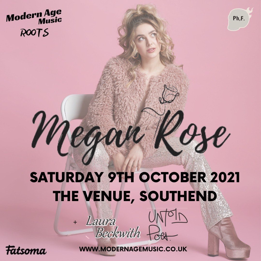 meganroseuk's tweet photo. I can’t believe the day has finally arrived for my #headlineshow 
Last chance to grab your tickets online here: https://t.co/gJeOP9G24e #megarose #headlineshow #modernagemusicroots https://t.co/tznLiXLfrS