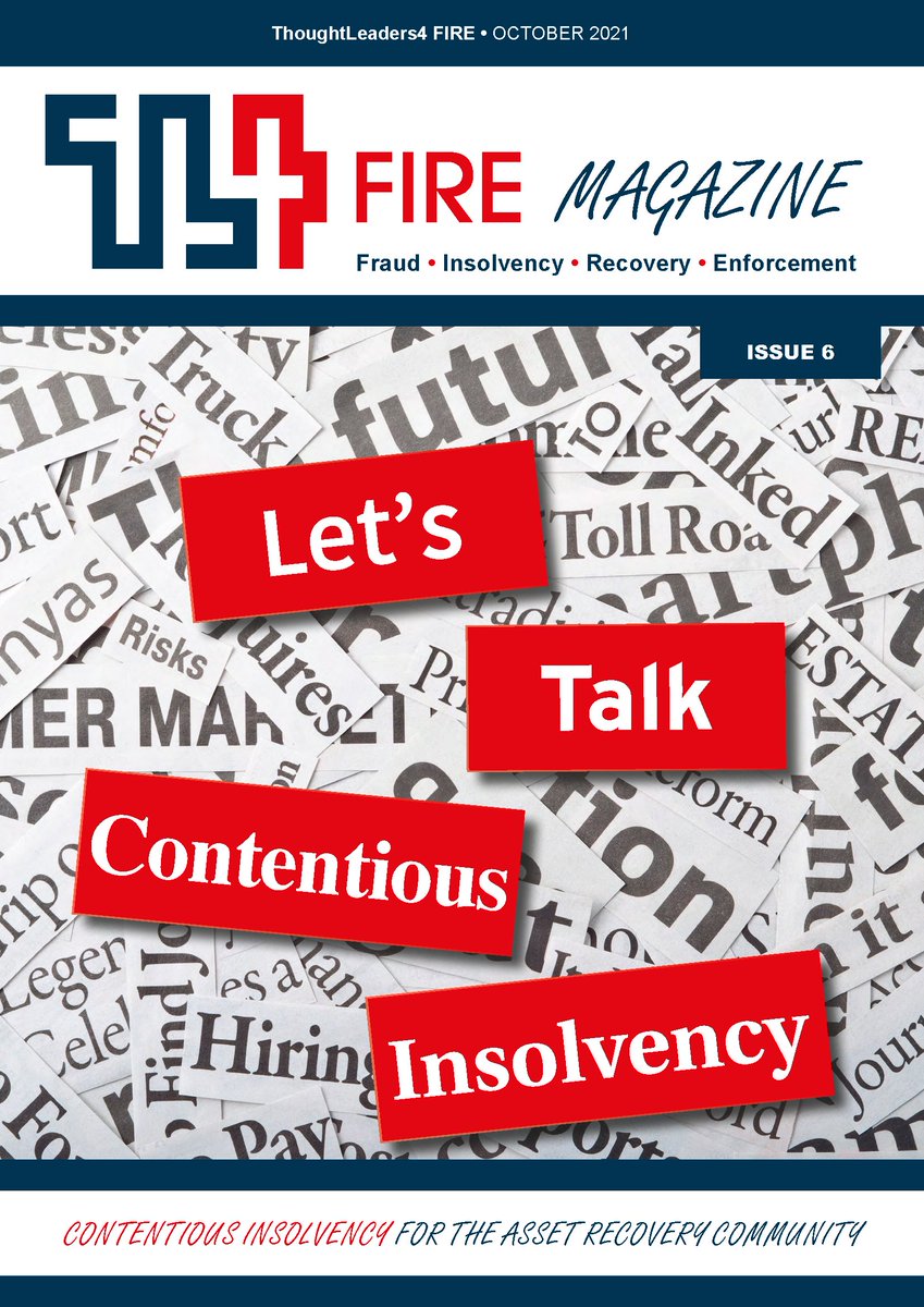 TL4Fire's tweet photo. Let's Talk Contentious Insolvency !

Issue 6 of the #FIRE Magazine is out.🔥

Thank you to all those who contributed, we are very proud of how strong our growing #Community is and incredibly humbled by the support of our #CommunityPartners &amp; #Members.

👉https://t.co/bck2BheSMQ👈 https://t.co/VXKNVJWnaa