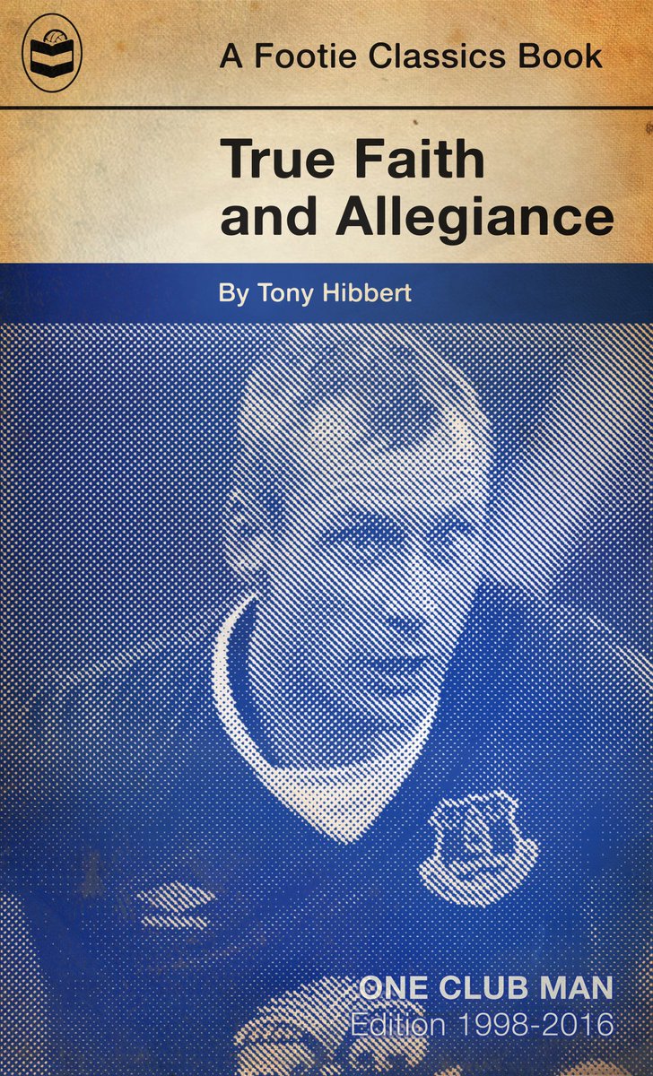 footieclassics's tweet photo. TRUE FAITH AND ALLEGIANCE – About a legend who played 329 games for #Everton. #Hibbert only ever scored once for Everton in his testimonial against AEK Athens, prompting a pitch invasion. #UTFT #Toffees #EFC @Everton https://t.co/zmQpEqoBE7