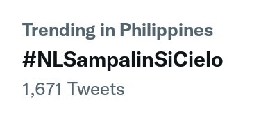 ccxcrly's tweet photo. Look who's trending already? 

#NLSampalinSiCielo @glaizaredux @RAYVERCRUZ20 @MyrtleGail @iMikeTan @alagang_gdc @GMADrama https://t.co/9xCRFeVpqU