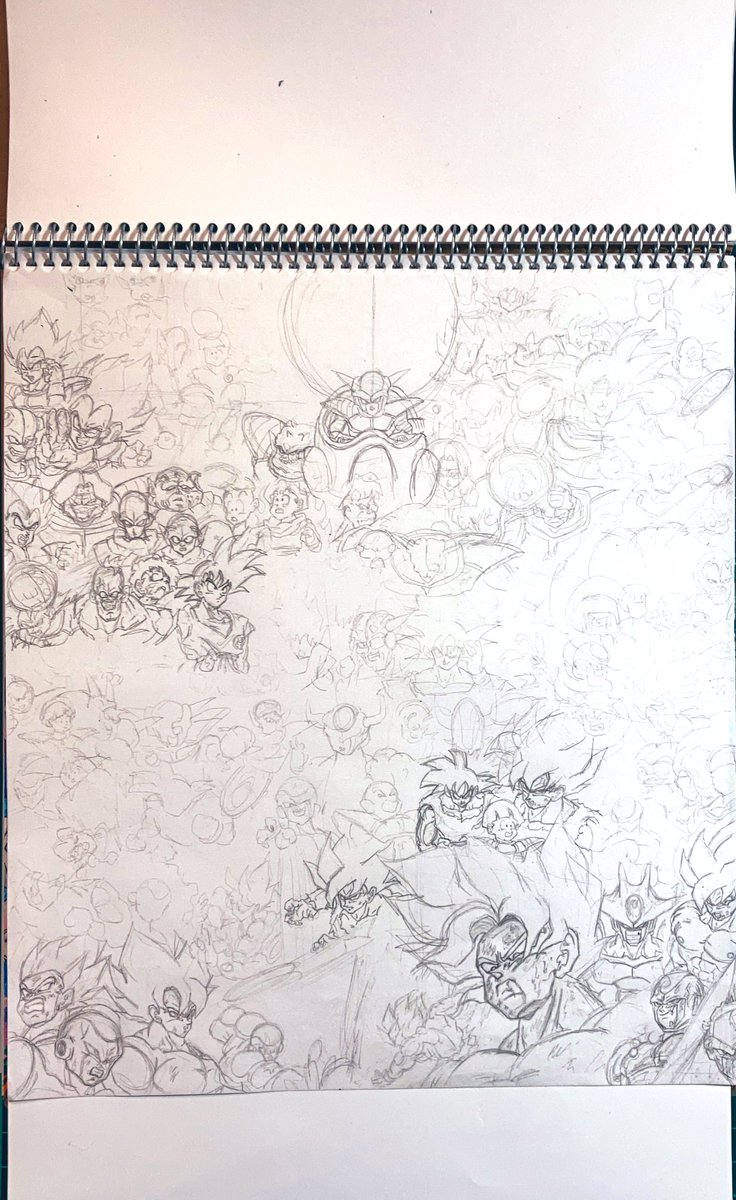 ナメック星到着の悟空を描いて、
超のアニメは、ほぼ悟空しか戦わないから途中から遅れて悟空が来た!って安心感がないことに気づいた😆

だから最近の漫画版は、待たせてすまねぇ感あって好き😍 
