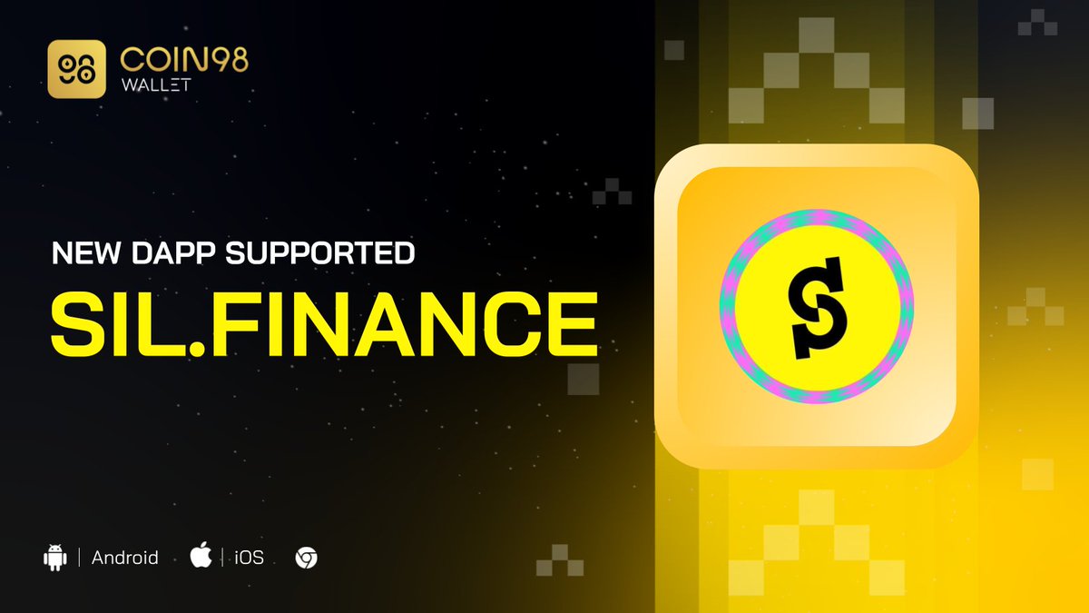 Let us introduce our new friend @Sil_Finance👧- a single-sided yield aggregator on #BSC, @ethereum & #OEC. Users can access Sil.Finance via Coin98 Wallet DApp Browser & also join the #C98/ $BNB Yield pool next Mon, 13:00 PM UTC. 💥Try now: coin98.com/wallet