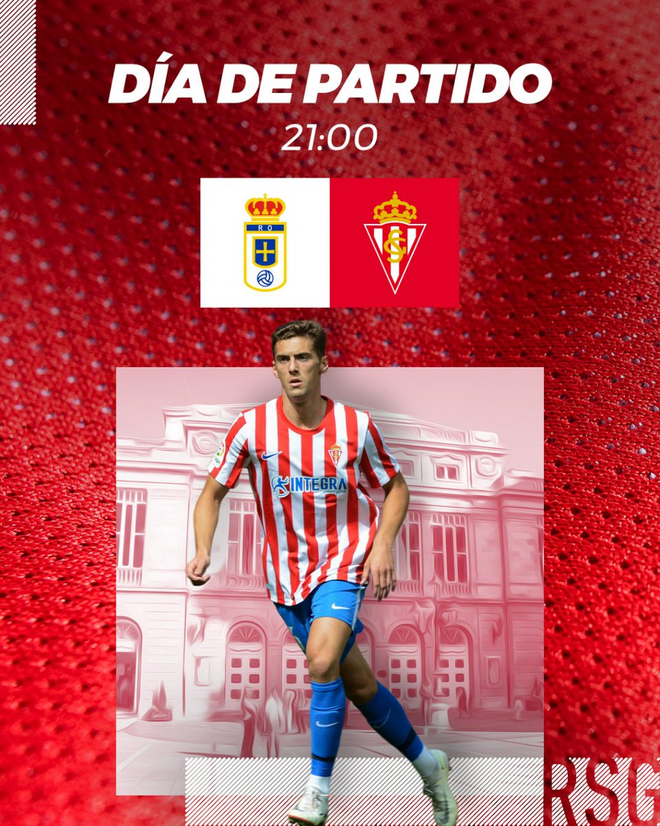 RealSporting's tweet photo. 🏟 DÍA DE PARTIDO.

🆚 @RealOviedo   
 
#RealOviedoRealSporting  
#LaLigaSmartBank https://t.co/jXfNO4TChQ