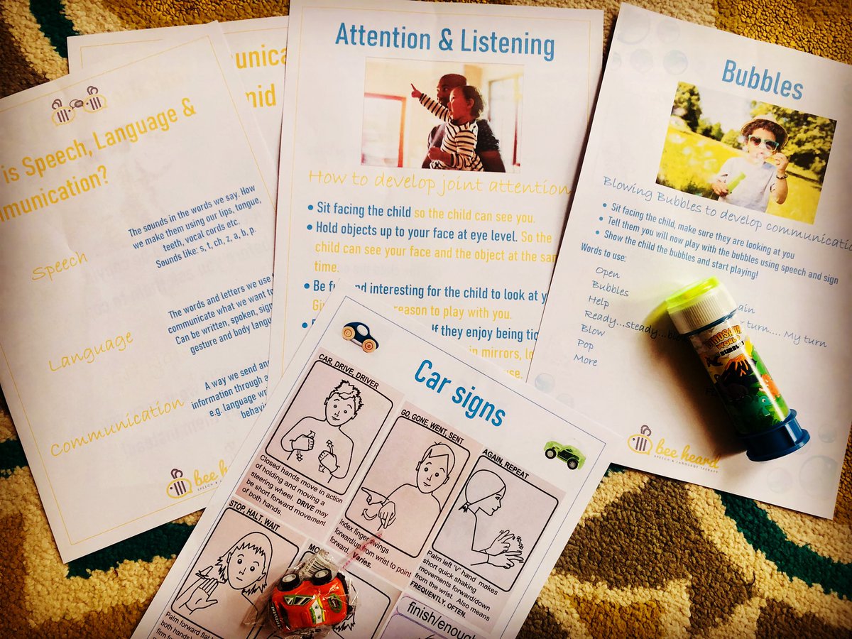 BeeHeardUK's tweet photo. The @BeeHeardSLT Parents resource pack is complete and ready to be for the @t21_fso parents talk this morning @abilitytherapyplace in Nairobi, Kenya. All in aid of Downs’ syndrome awareness month. I can’t wait to meet you all! #DownSyndromeAwarenessMonth #Kenya #SLT https://t.co/d5moqjYhum