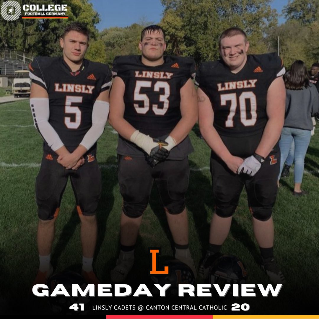 cfb_germany's tweet photo. Wheeling Linsly ging schnell in Führung und gab diese beim 41:20-Sieg gegen Canton Central Catholic am 8. Oktober in Ohio nicht mehr ab.

#linslyschool #highschool #cantoncentralcatholic #highschoolfootball https://t.co/PwFayQ3DjW