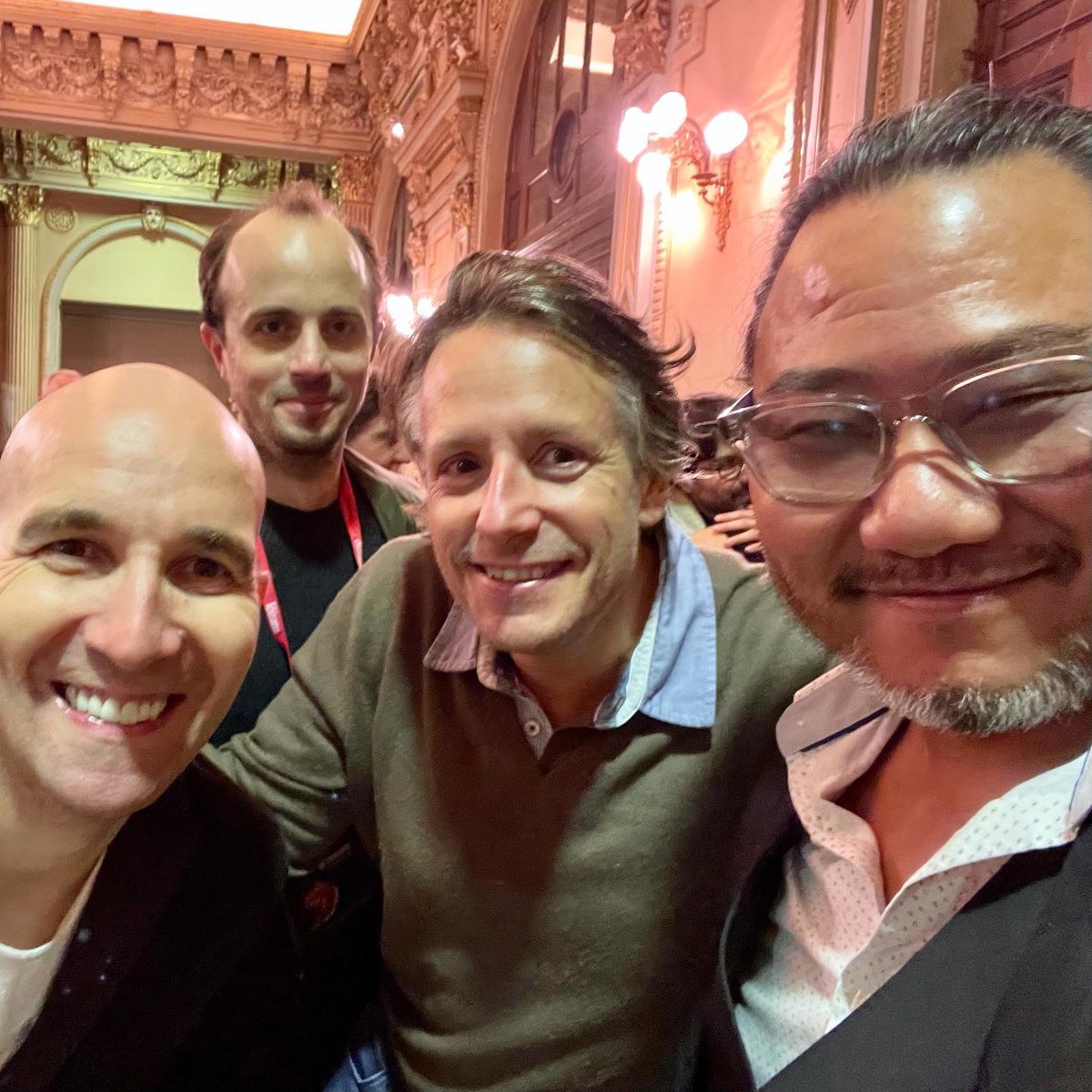 jccassagnes's tweet photo. Création de #Maria d’après Astor Piazzola au Festival Concerts d'automne @concertsautomne au Grand Théâtre de Tours !!
#bravitutti!! 
Andrés Gabetta Ana Karina Rossi Mario Stefano Pietrodarchi et merci Alessandro Di Profio pour sa confiance !!
#GabettaConsort #Piazzola100 https://t.co/xVzI5SUYfi