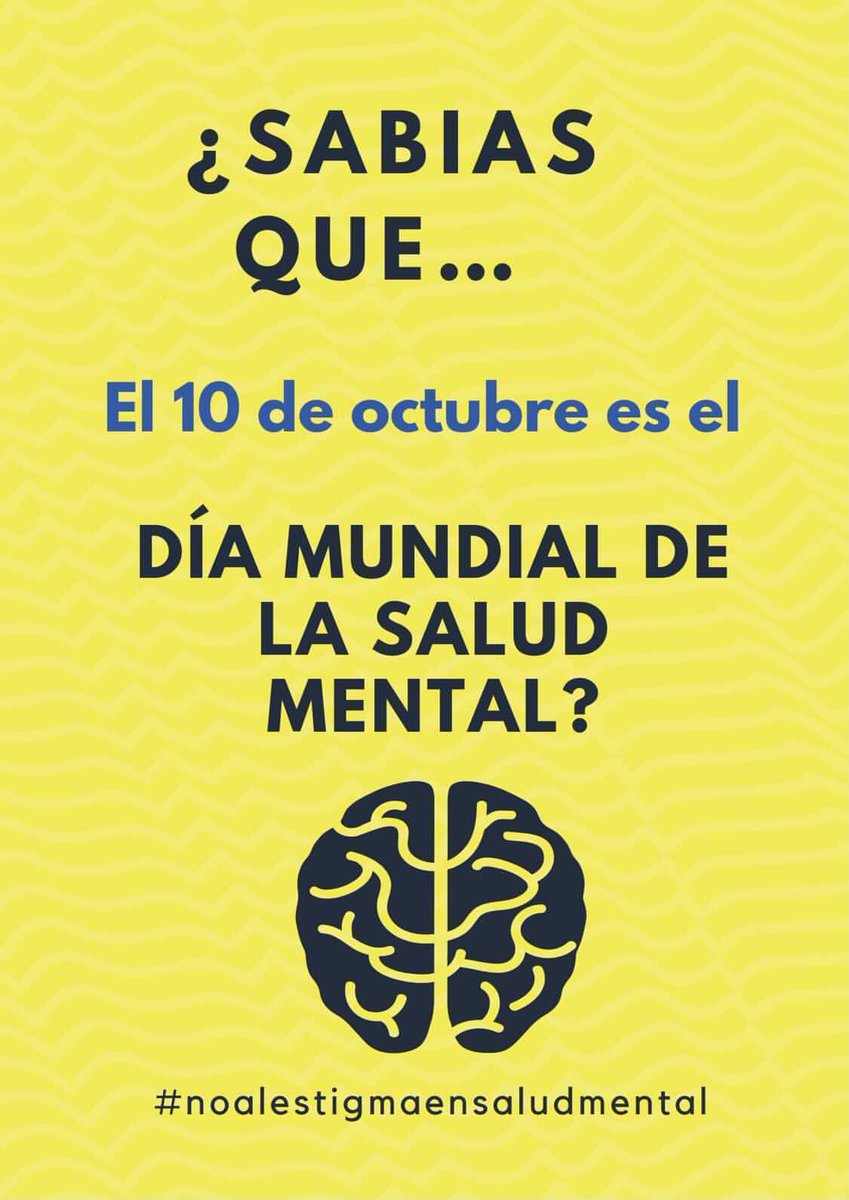 AbiHuertas's tweet photo. ¿Conocías estos datos? ¿Aún crees que no es problema de todos? #DiaMundialdelaSaludMental https://t.co/GVAvVN3so5