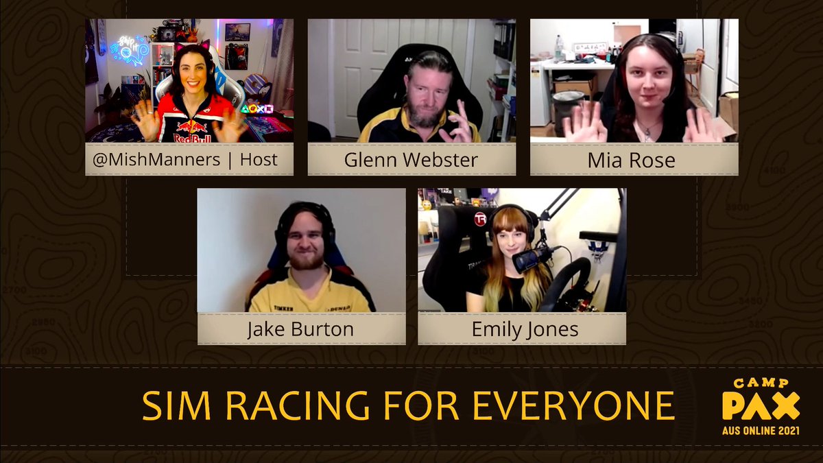 SandmanTech's tweet image. You've watched the panel (you have, haven't you?) and now you can win a Simulator Package - head to sandmantech.com and follow the links to fill out our short survey.

Thanks to @emree_ree @JakeBMotorsport @OneRoseyMia @MishManners and @au_glenn  for the @PAXAus panel