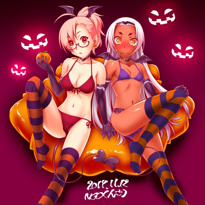 #ハロウィンイラスト 