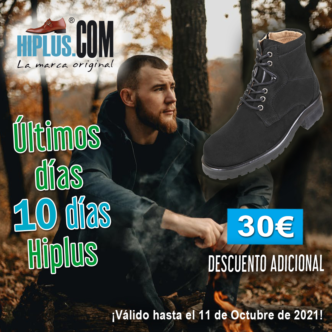 calzadoshiplus's tweet photo. NO DEJES PASAR ESTA OPORTUNIDAD! ÚLTIMOS DÍAS de 10 DÍAS HIPLUS
Consigue los zapatos y botas con alzas que aumentan tu estatura hasta 10 cm. según modelo y sin que nadie lo note con un Descuento Extra de 30€.
https://t.co/eo86p3W3Gg
#botasconalzas  #zapatosconalzas #Hiplus https://t.co/nEdbI6QdZZ