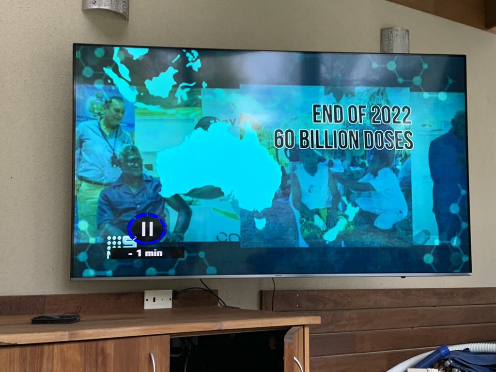 Sharr3Stephen's tweet photo. So tell me 9 news, Australia will donate 60 million or 60 billion vaccine doses #9News ? https://t.co/hGcqejiivE