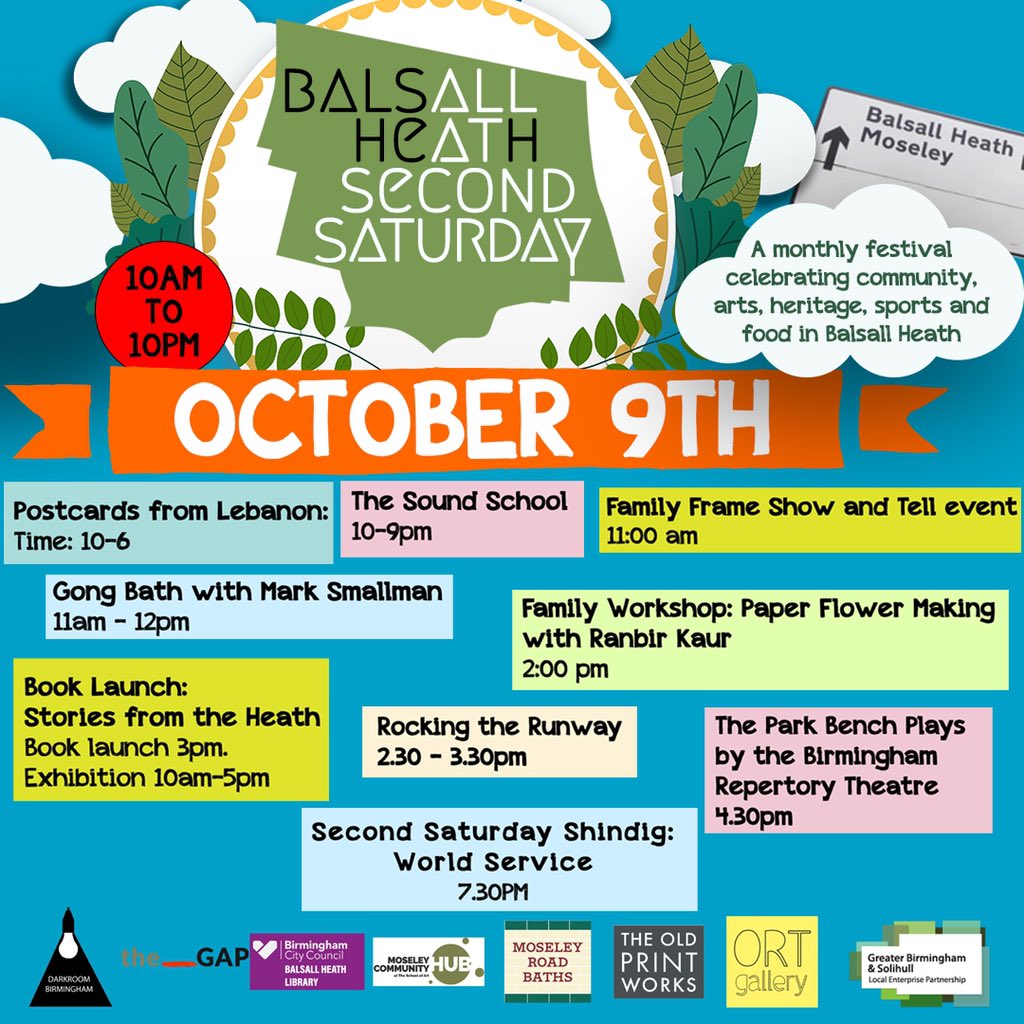 Today’s the day! Looking forward to seeing you all!!!! <a href="/BalsallHeathSS/">Balsall Heath Second Saturday</a>
