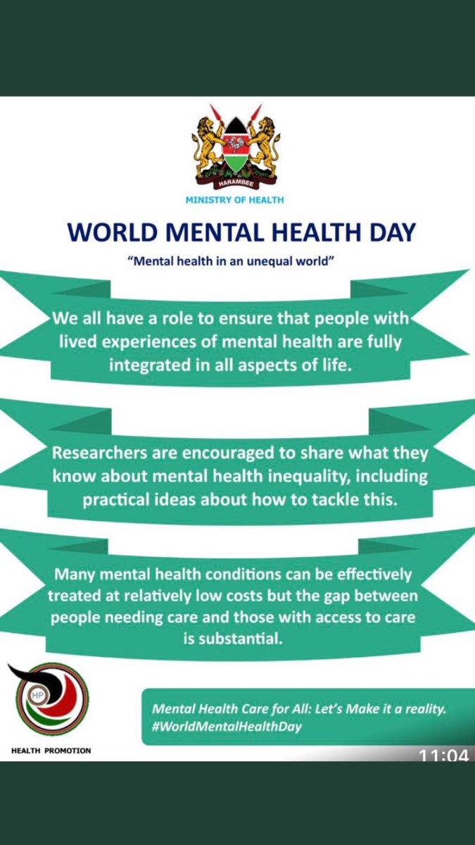 Achieng_Lucille's tweet photo. #MentalHealthMatters #MentalHealthDay #alwaysputYOUFirst #letsprotecteachothersmentalstate https://t.co/AjE2xC4XAL