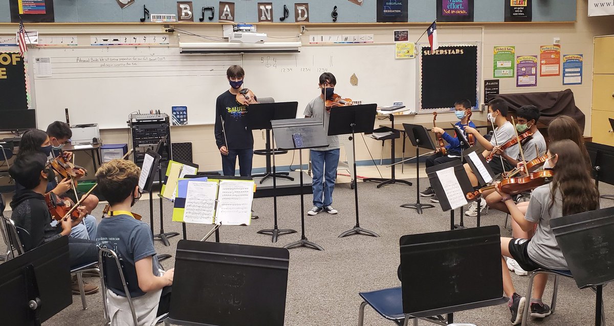 Wow, talk about actual #verticalalignment 🧐 Just have your former students teach your current students! Haha! Today, Brandeis HS Orchestra Directors and students led a Region Music workshop for our Gladiators. <a href="/NISD/">Northside ISD</a> <a href="/NISDGarcia/">Dr. Hector P. Garcia MS</a> <a href="/NISDBrandeis/">Brandeis High School</a> <a href="/NISD_FineArts/">Northside Fine Arts</a> #EveryStudentEveryDay
