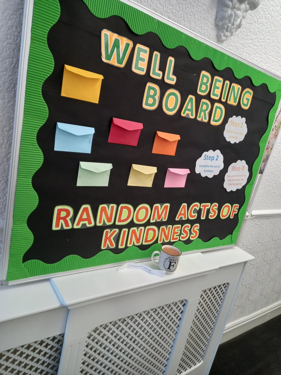 Potens_UK's tweet photo. 💡 Brilliant idea set up by Parkside Lodge’s Wellbeing Champion, Michaela… a random acts of kindness board for ‘the people we support & staff to empower each other and make each other smile!” 💛💙
#socialcare #Potens #wellbeingchallenge #wellbeing #wellbeingatwork https://t.co/vnX8xJ9W99