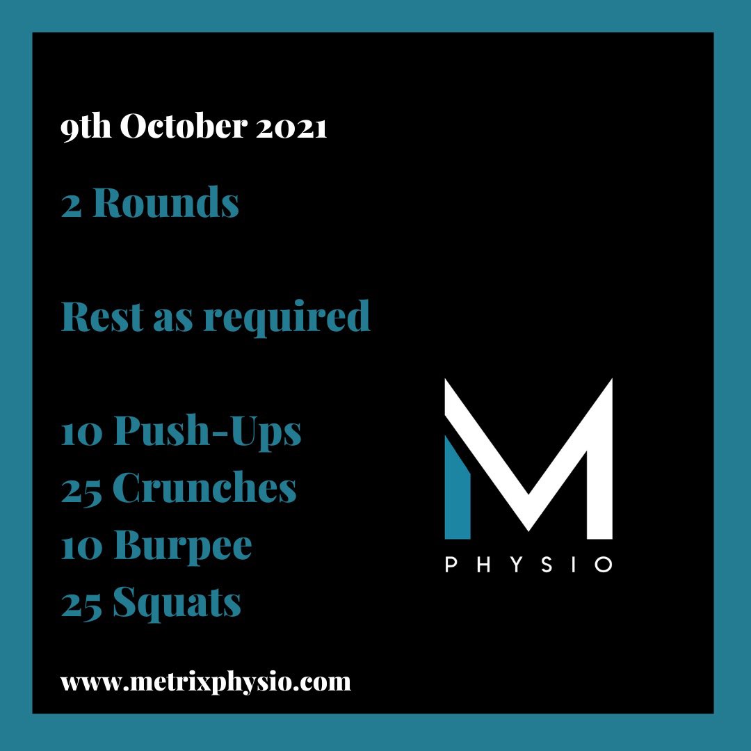 MetrixPhysio's tweet image. Day 9