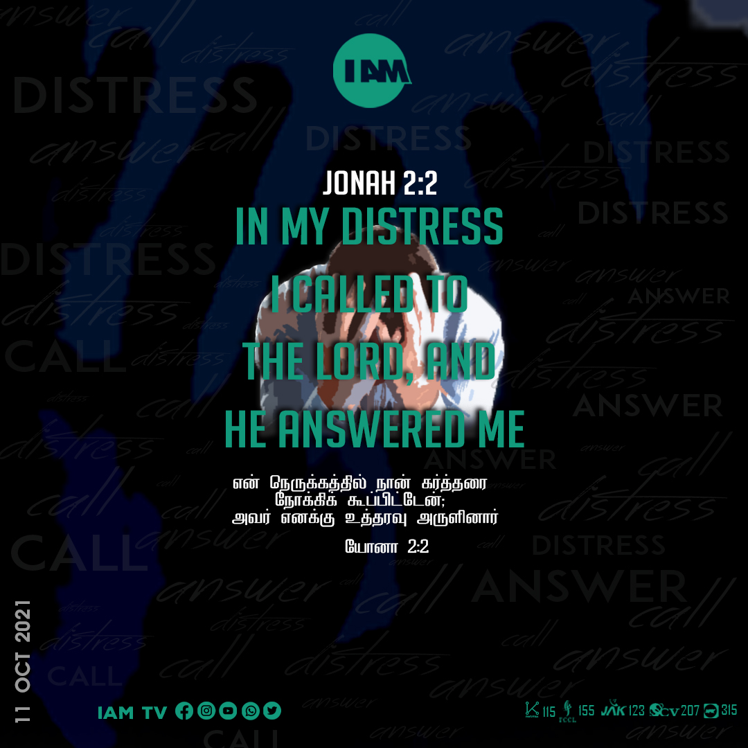 channel_iam's tweet image. Verse of the day (11.10.2021)
#iamtv #distress #LORD #gospeltv #jonahday