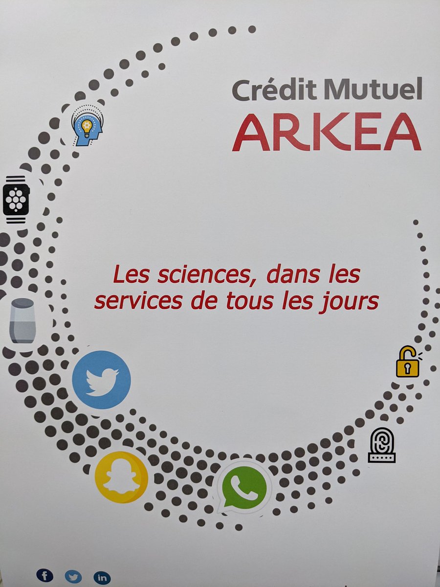 Havez Maxime (@havezm) on Twitter photo Venez à notre rencontre ce weekend aux <a href="/capucinsbrest/">Les Ateliers des Capucins</a> à l'occasion de la <a href="/FeteScience/">Fête de la science</a> #FDS2021!
Découvrez comment, au delà du monde académique et de la recherche, les sciences sont également mises en application par les entreprises (du secteur financier notamment <a href="/cmarkea/">Crédit Mutuel Arkéa</a> !) Venez à notre rencontre ce weekend aux <a href="/capucinsbrest/">Les Ateliers des Capucins</a> à l'occasion de la <a href="/FeteScience/">Fête de la science</a> #FDS2021!
Découvrez comment, au delà du monde académique et de la recherche, les sciences sont également mises en application par les entreprises (du secteur financier notamment <a href="/cmarkea/">Crédit Mutuel Arkéa</a> !)