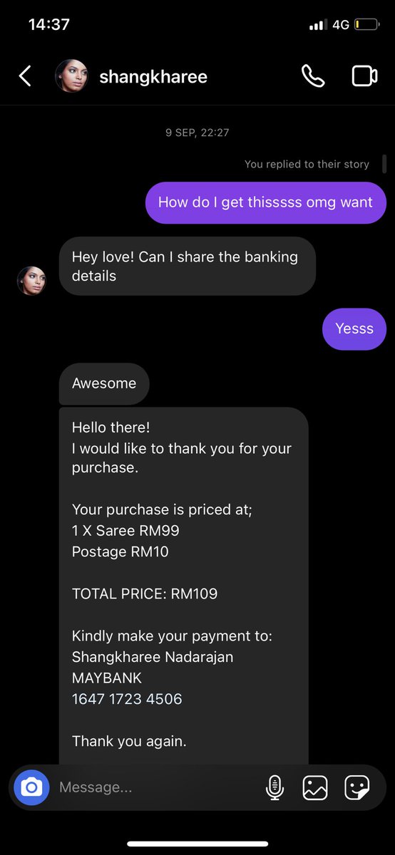 Sharescolini's tweet photo. Hello Twitter Fam. Tea of the day : my experience with an Influencer/Celebrity/Host whatever . She has been selling Sarees@100 and I purchased one on 9/9 . Till now I have yet to receive it . When confronted , she actually left me on seen till I said I’ll make a report (1/1) https://t.co/jVnRPEQ9Ti
