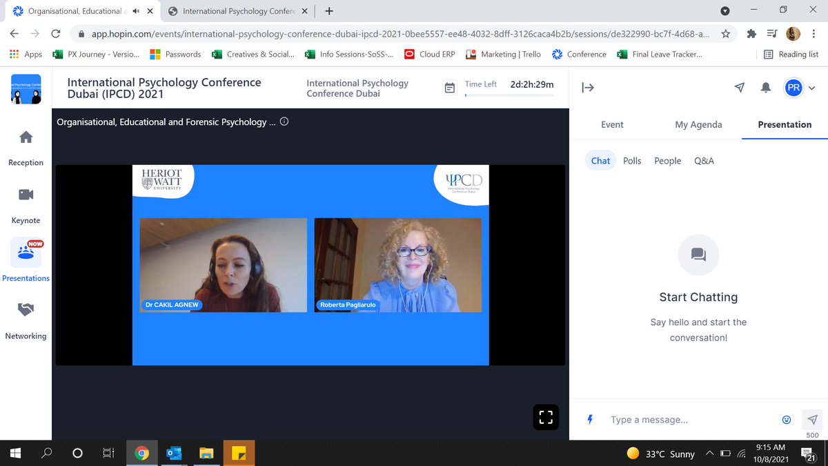 HWUDubai's tweet photo. @HWPsych and @PsychDXB hosted the International Psychology Conference Dubai at the #HWUDubai campus this weekend from 8-9 October. The conference this year highlighted the theme 'Connectedness in a post-COVID world'. #ipcd_2021 #ipcd21 https://t.co/Loyrk8bTZC