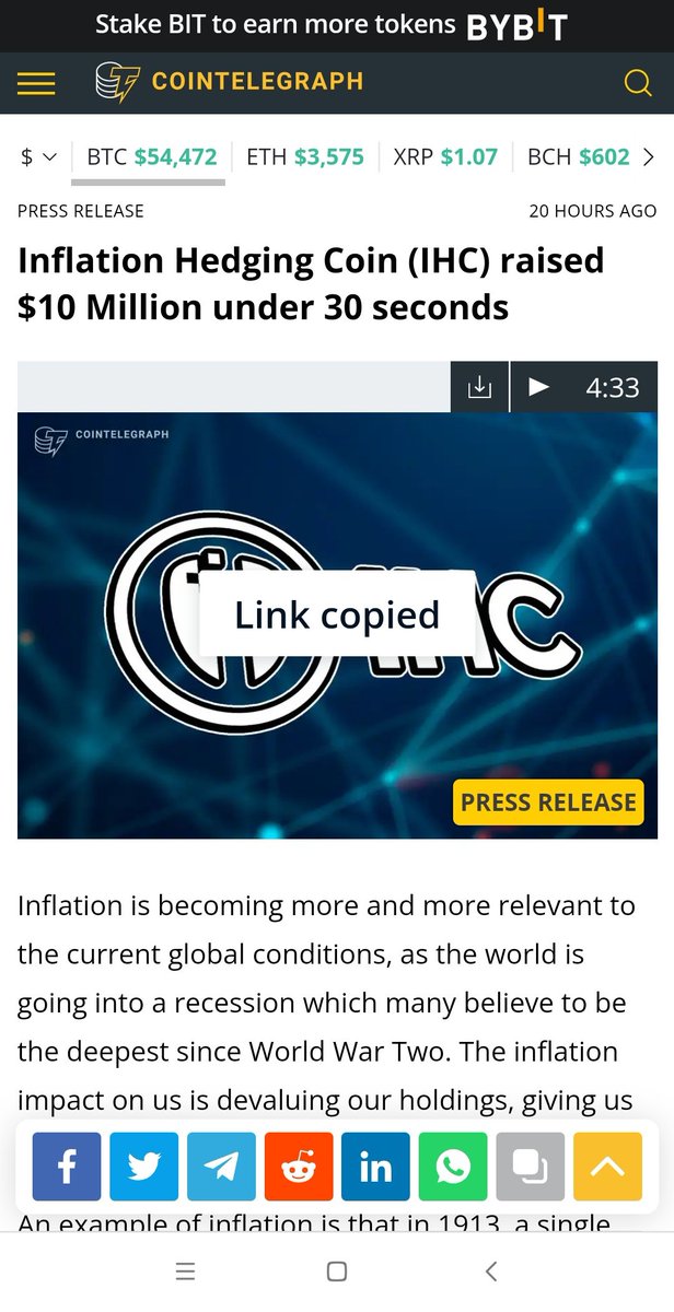 ChKhurlee's tweet photo. @CoinDesk @VitalikButerin @nayibbukele @andresengler Ihc coin https://t.co/N6EirYHm4p