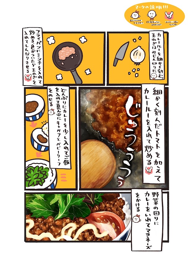 いらっしゃい!

今晩の日替わりは、#島根 の「カレー風味のトマ丼」だよ!

ひき肉とトマトを食欲そそるカレー風味に仕上げました♪

彩りも豊かで美味しそうでしょ?ご飯もいっぱいおかわりしてね。

#どんぶり食堂
#農家の皆さんありがとう 