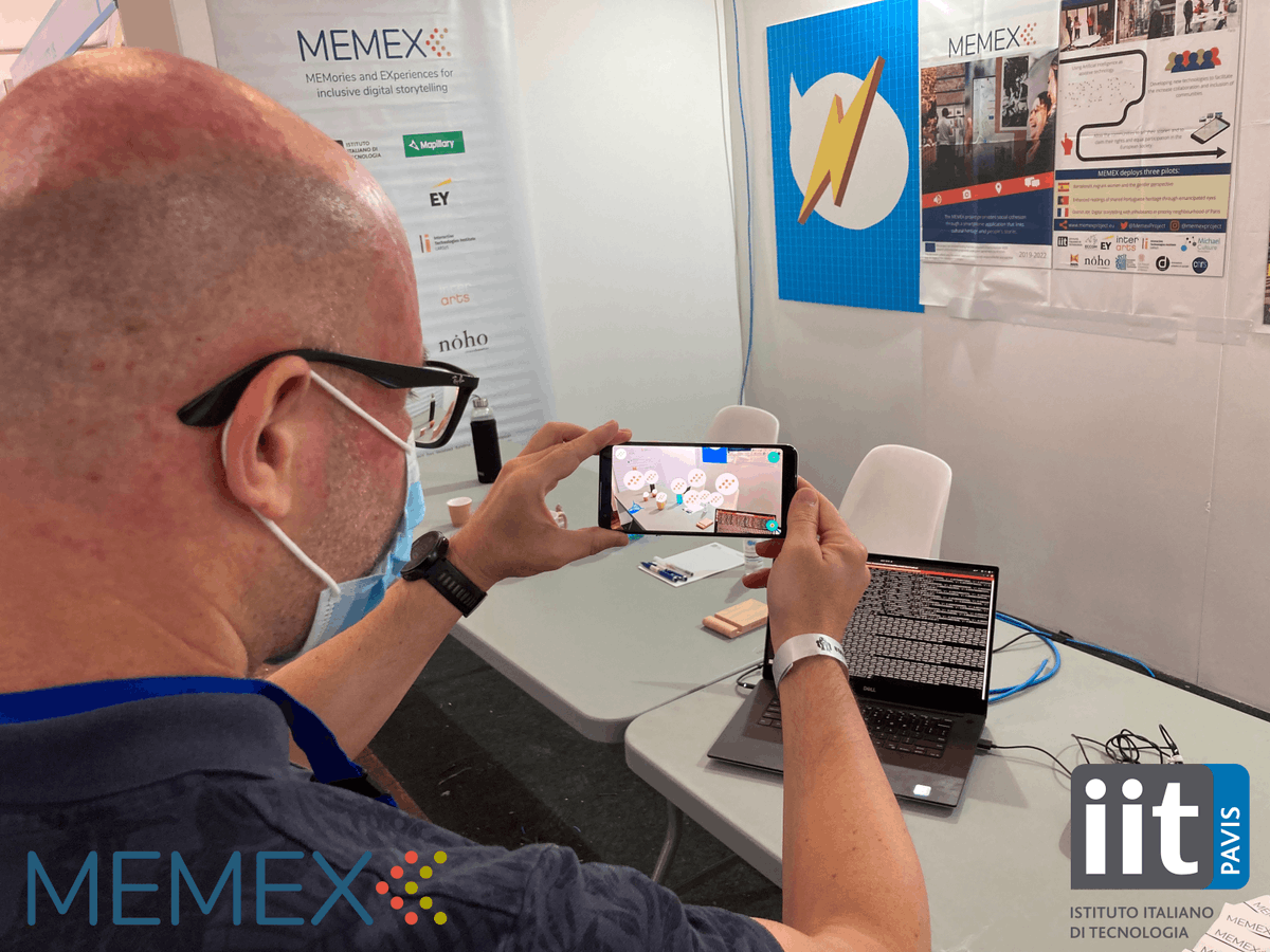 PAVIS_IIT's tweet image. It&apos;s day 2 of @MakerFaireRome for our @MemexProject  researchers @IITalk.

Come meet them to discover about object localisation for augmented reality #AR using #ComputerVision.

The project #MEMEXproject promotes social cohesion through collaborative, heritage-related #ICT tools.