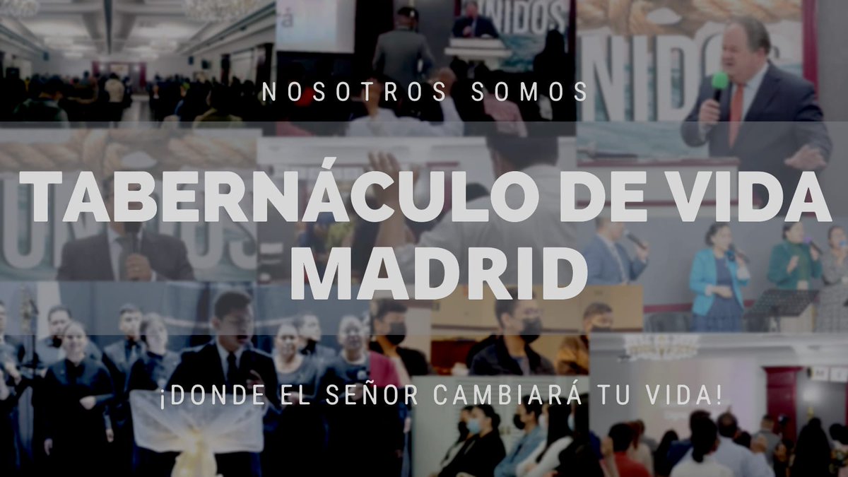 TDVMAD's tweet photo. Te damos bienvenida a la cuenta de Twitter de la Iglesia Tabernáculo de Vida Madrid. ⛪
¡Te esperamos!
#Tabernaculodevida #IPUE #UPCI https://t.co/b5GOSlEZey