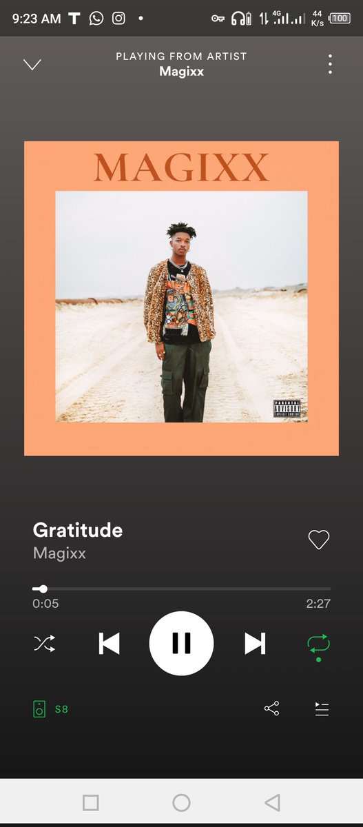 Timmyhandsome01's tweet photo. Yo! It's all about streaming Magixx @Iam_Magixx . #Gratitude to all that have been streaming. @DONJAZZY . #DonArmy https://t.co/JMex1xcfcB