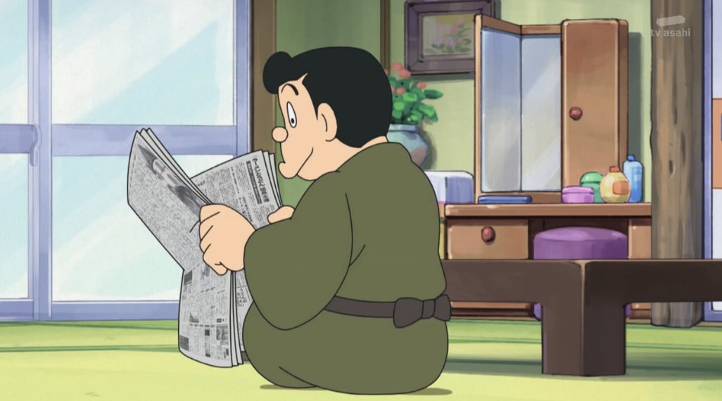 ドラえもんの新聞に頻出する ジョン氏の涙 きしめん食べる とは 追記あり ジョン氏の涙 真相分かる Togetter