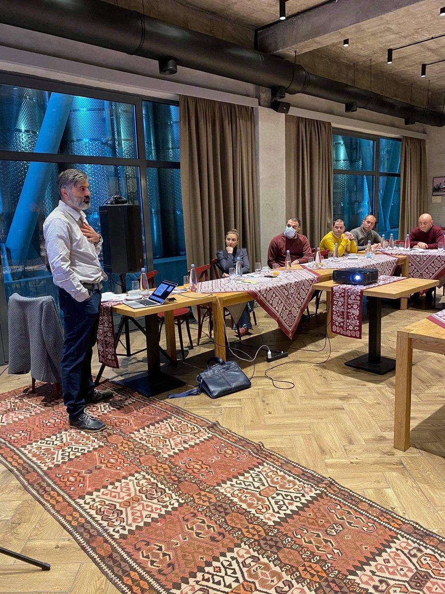 GFSIS_official's tweet photo. #Happeningnow A group of public servants (13th cohort) attending the training on Improving Negotiation Skills by Tato Sikharulidze.
We would like to thank @SwedeninGE and @Sida for their continued support.
#Swedishembassy #Fundedbysweden #CBGL #Rondelifoundation https://t.co/wot5N7NeDM