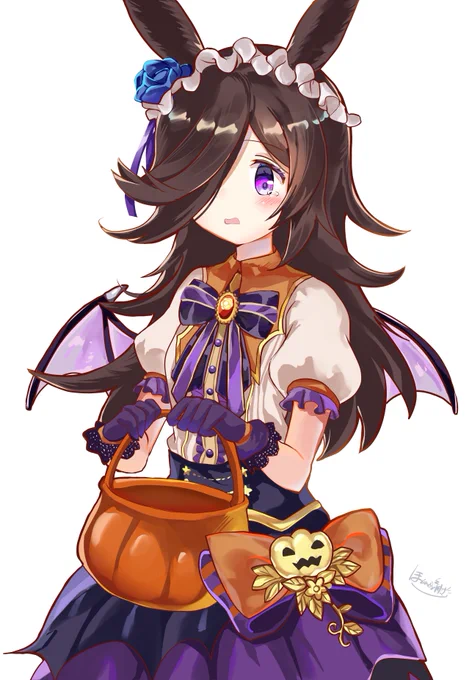 #ウマ娘 
#ライスシャワー 
「うう…いたずらしないとだめ?」 