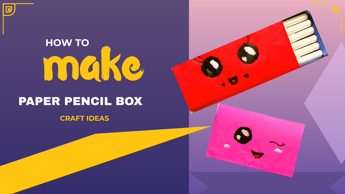AvantuzWorld's tweet photo. How to Make a Paper Pencil Box | DIY Paper Pencil Box

Watch the video on my Youtube channel Click the link given below

https://t.co/uIgYeC1CcO https://t.co/DBBGtlrSoU